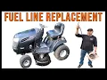 Lawn Tractor Fuel Line Replacement - Step By Step Repair