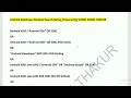 Android Developer Boolean Search String Notes