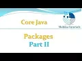 Core Java 61 - Packages