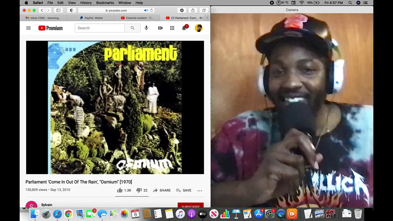 Parliament 'Come In Out Of The Rain', "Osmium" [1970] Reaction