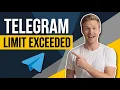 How To Solve Telegram Limit Exceeded Easy Fix Guide