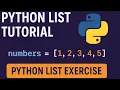 Python List Tutorial How to Access List Elements Easily Python List Exercise