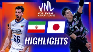 iran vs japan highlights week 2 mens vnl 2026