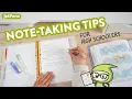 6 Note-Taking Tips for High Schoolers