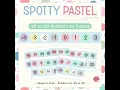 Spotty Pastel Number Line Classroom Decor DIY Tutorial