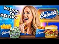 Irish Girl Tries CULVER S in WISCONSIN For The First Time Butter Burger CheeseCurds Concrete Mixer