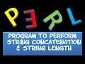 Perl PROGRAMMING - String Operations