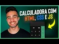 Create a CALCULATOR with HTML CSS JavaScript