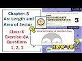 Exercise 8A Question 1 2 3 Complete solution - APS Math Class 8