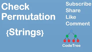 Check Permutation Strings Approach and Intuition