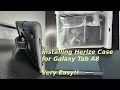 Herize Case Samsung Galaxy Tab A8 Installation Unboxing