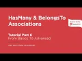 CakePHP 4 Tutorial 2022 - HasMany BelongsTo Associations Part 6