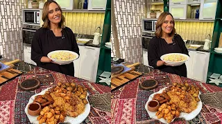 سر الصنعة مع الشيف دعاء السمنودي أرز ريزو بطاطس مشوية بالفرن أجنحة دجاج مقلية سلطة ذرة باردة 