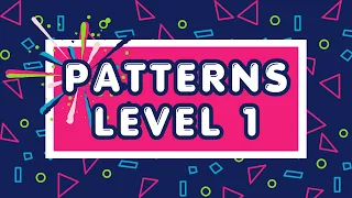 Can You Follow A Pattern Level 1 Follow Along Patterns Movement Patterns