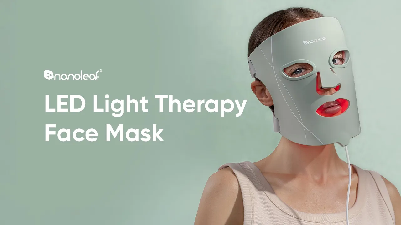 Nanoleaf LED Lichttherapie Gesichtsmaske