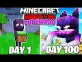 Download Lagu I Survived 100 DAYS as an ENDERMAN in HARDCORE Minecraft!