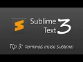 Sublime Text 3 Tip 3 Terminals in Sublime