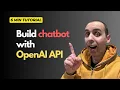 Build Your Own AI Chatbot Easy Node js OpenAI Tutorial