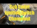 DIY Cub Cadet Riding LawnMower Ignition Switch Changeout Tutorial Cub Cadet Ignition Key Switch