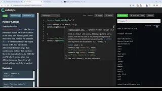 Coderbyte Number Addition Easy Solution with JavaScript
