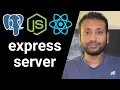 PERN Stack Bangla 2 Create a basic express server for REST API