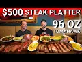 THE UNDEFEATED 500 GRAND TOMAHAWK 96 OZ STEAK CHALLENGE SCOTT EATS YOUTUBE