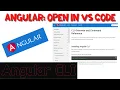 4 Open Angular Project - Index html and app component html