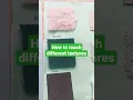 How to teach different textures