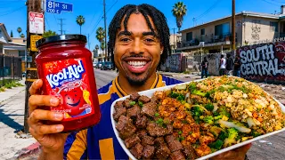 Trying Facebook Marketplace Food in COMPTON WATTS LA