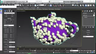 procedural scattering with thinkingparticles