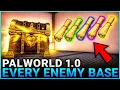 Palworld ALL Enemy Base Locations Treasure Map Farm - Palworld How To Get Treasure Maps Easy