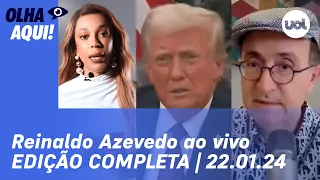Reinaldo Azevedo ao vivo: Trump ataca bispa; Erika Hilton e caso Pix, Eduardo Bolsonaro x Marçal e+