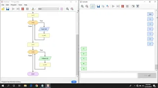 Membangun sebuah array sederhana di Flowgorithm