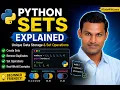 Python Sets Explained Unique Data Storage and Set Operations