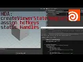 Python viewer states in Houdini - createViewerStateTemplate bindHandleStatic hotkeys tutorial