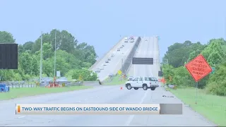 I-526 lane reversal at Wando Bridge causes traffic issues