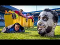 EXTREME HIDE SEEK IN FOOTBALL STADIUM