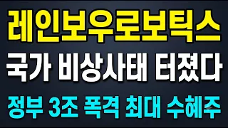 [레인보우로보틱스 주가분석 및 전망] 삼성 포장지 떼고 보니 경악... 전 세계가 목매는 '이 부품' 독점 시나리오에 세력들 사재기 시작됐다!