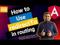 redirectTo in angular route Angular Tutorial