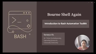 Bash Shell Part 1 Script Basic