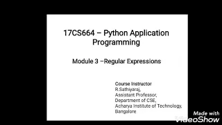 Python Application Programming - Module 3