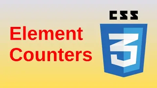 Element counters - Basic CSS3 Fast counter counters counter counter-reset counter-increment