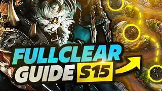 S15 Rengar Full Clear Guide Red Blue Start