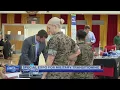 Marines learn about education opportunities at expo aboard Camp Lejeune