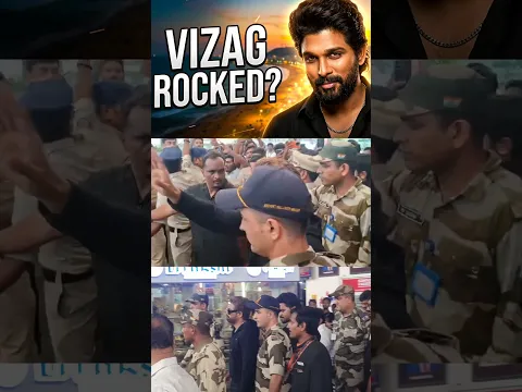 allu arjun in vizag #shorts #pushpa