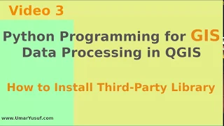 How to Install Third-party Python Modules in QGIS 3 x