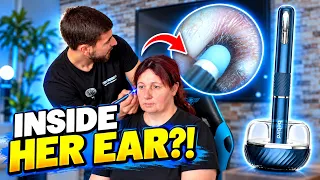 We Put a Camera Inside My Mom’s Ear! 😳 | Bebird Note 5 Pro