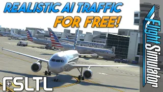 FSLTL for MSFS | Amazing Realistic AI Traffic for FREE! | Installation, Sights \u0026 Sounds