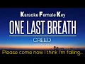 Download Lagu One Last Breath - Creed Acoustic Karaoke Female Key +2
