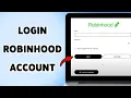 How To Login Robinhood Account 2025 Sign In Access Your Robinhood Investment Profile